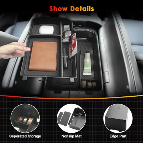 for 2026 Hyundai Palisade Center Console Organizer ONLY for 2026 Palisade Hybrid Calligraphy 7