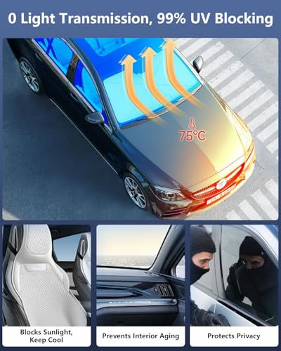 Windshield Sun Shade Umbrella for Car (Small)