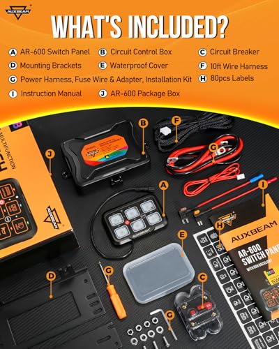 6 Gang Switch Panel Bluetooth RGB AR (6 Gang Bluetooth Panel (One Side Output))