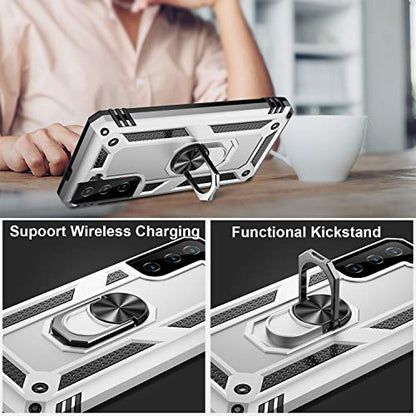 for Galaxy S21 Plus Case (Galaxy S21 Plus (Medium 6.7") / Silver)