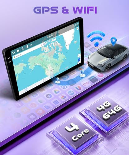 4G+64G Android 15 Car Stereo Radio for Toyota Corolla 2009