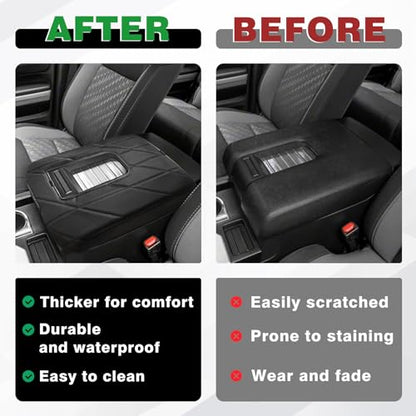 Armrest Cover for Toyota Tundra 2014 (10) 14-21 |Tundra| Bucket Seat, Regular)