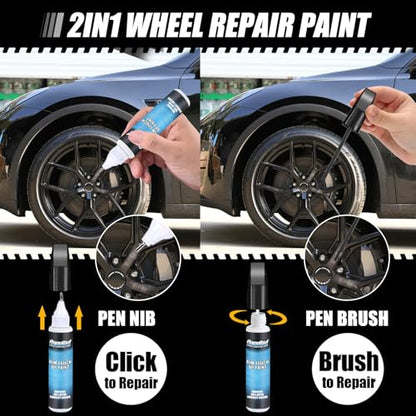Matte Black Rim Touch Up Paint (Matte Black)