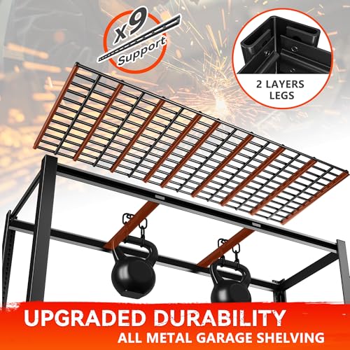 60"W Heavy Duty Garage Shelving (24"D x 60"W x 72"H)