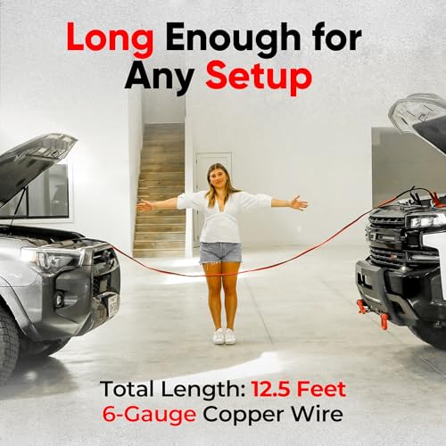 Illumi Heavy Duty Jumper Cables Kit (LED Safety Cables)