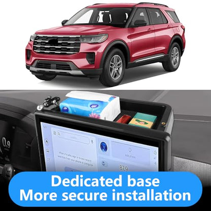 Car Phone Holder Center Console Organizer Tray for Ford Explorer 2025 2026 2027 [13.2 (for Ford Explorer 2025 2026 2027)