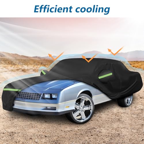 Car Cover for Chevy Monte Carlo 1970 (Black / for Chevy Monte Carlo 1970-1988)