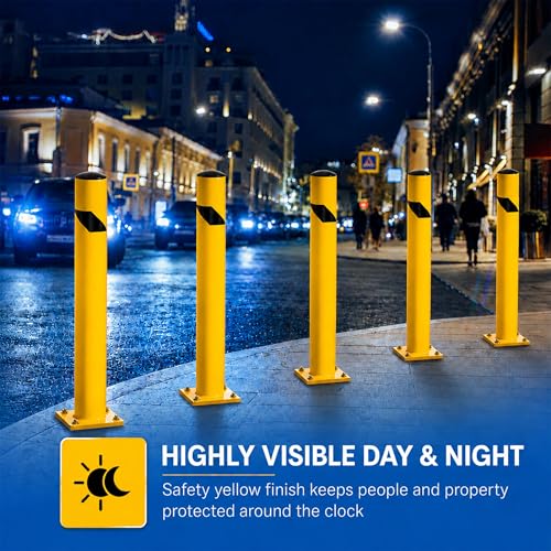 48 in Yellow Steel Bollard (48 inches)