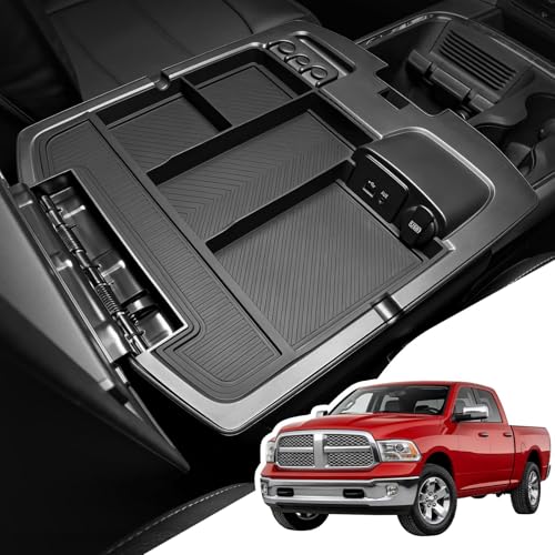 Center Console Organizer Fit for Dodge RAM 1500 2500 3500 2013 (Fit for Dodge RAM 2013-2018 A)