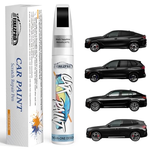 475 Black Sapphire Metallic Touch Up Paint for BMW (For bmw / Black Sapphire Metallic(475) Compatible with 2/3/4/5/7/8/X1/X2/X3/X4/X5/X6/X7/XM/Z4/i4/i5/i7)