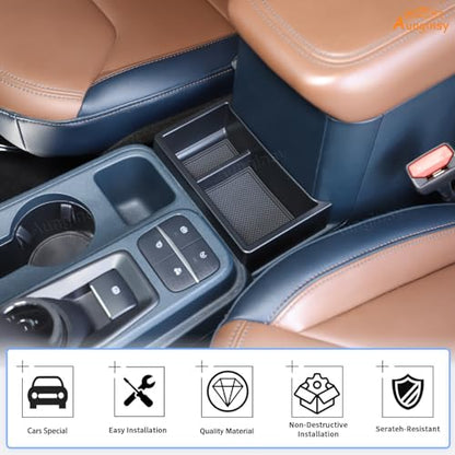 Center Console Organizer Tray Compatible with Ford Maverick 2022 (Storage Box(Small))