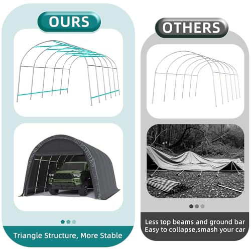 Carport 10 x 20 FT Heavy Duty (10x20)