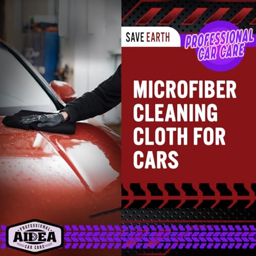 Microfiber Cleaning Cloth Black 20PK (Black / 20PK)