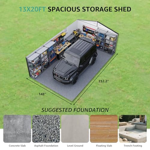 Sheds & Outdoor Storage 13x20ft Upgrade (13x20ft upgrade)