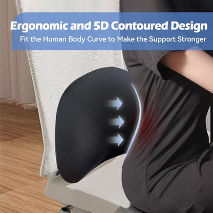 Really Supportive Lumbar Support Pillow for Car (Backsaver-six)