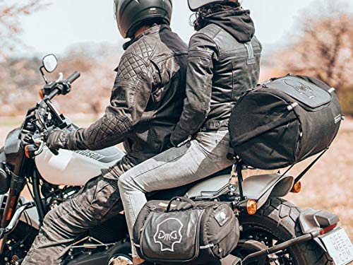 TUBE motorcycle travel luggage (L / Reflective skull)