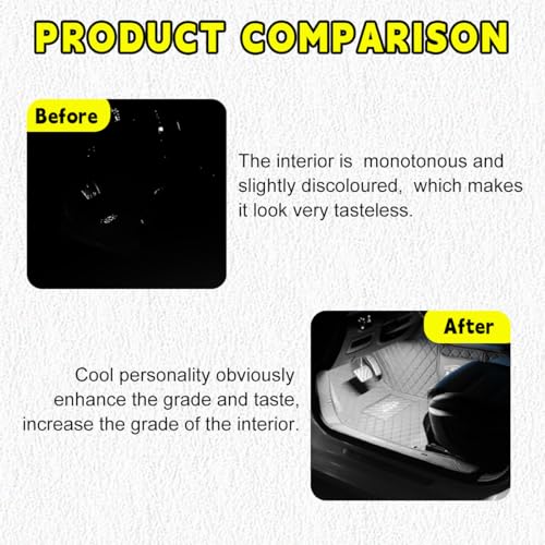 Car LED Strip Light (White / 48 LED, USB Port)