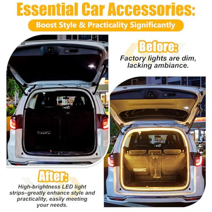 Dynamic Flow Car Trunk Light Strips (Warm White)