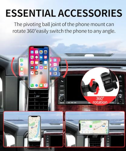 Car Phone Holder for Dodge Ram 1500 2009 (for 2009-2012 Ram 1500 & 2010-2012 Ram 2500 3500)