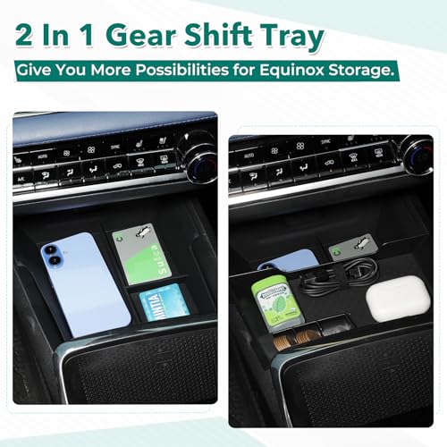 Silicone Center Console Organizer for Chevy Equinox