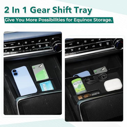 Silicone Center Console Organizer for Chevy Equinox