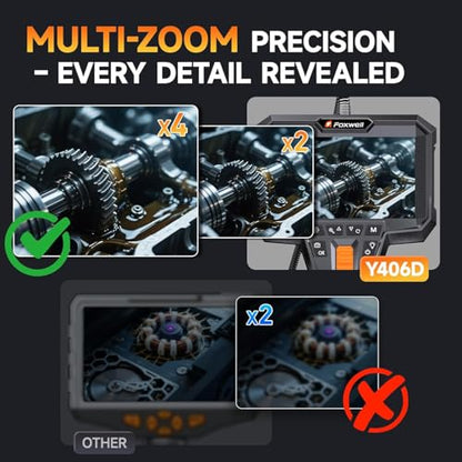 Dual Lens 2 Way Articulating Borescope (6.5mm)