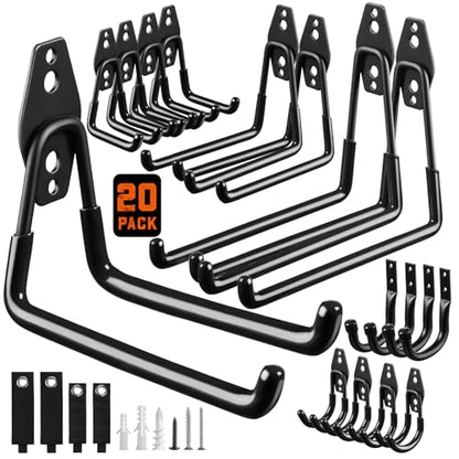 Garage Hooks 20 (Black)
