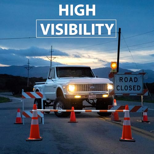 8 Pack Retractable Traffic Safety Cone Bar
