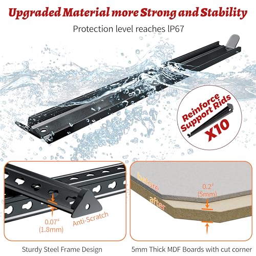 48"W Garage Shelving Heavy Duty (48"W x 72" H x 18" D)