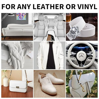 8.5oz Leather Recoloring Balm with 100ml Mink Oil (White / Leather Recoloring Balm+Mink Oil)