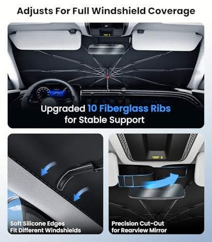 for Chevrolet Blazer (Custom Fit Windshield Sun Shade / SUV: Explorer/Blazer/Palisade)