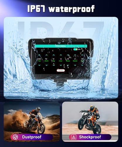7 Inch Motorcycle CarPlay Screen