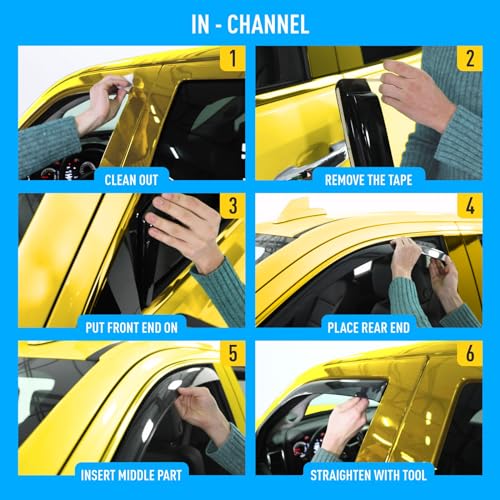 Extra Durable Window Deflectors in (For Lincoln Navigator 07-17)