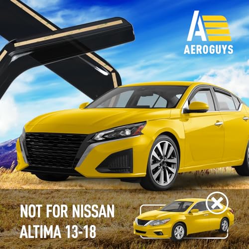 Extra Durable Window Deflectors in (For Nissan Altima 19-26)