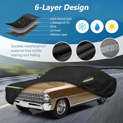 Car Covers for Chevrolet II Nova (Black / for Chevrolet II Nova/Nova SS 1962-1974)