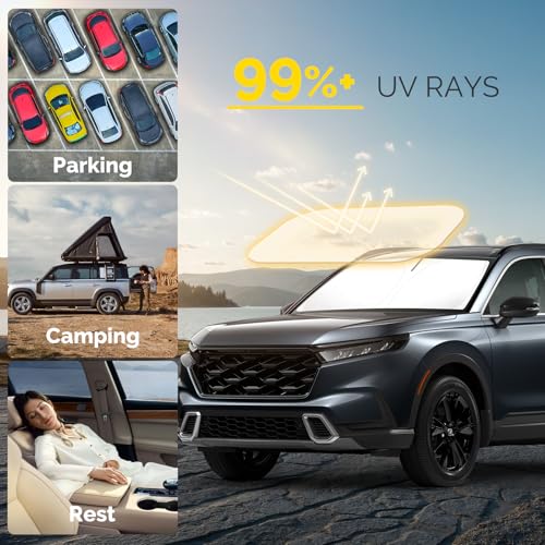 Windshield Sunshade for Honda CRV Sun Shade 2023 (For 2023-2026 Honda CRV)