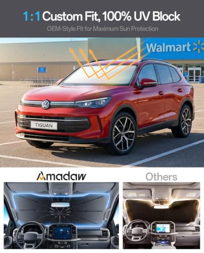 Windshield Sun Shade for Volkswagen Tiguan 2009 (For Volkswagen / For Tiguan 2009–2026)