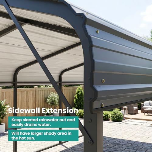 Reinforced Metal Carport (10 x 20 ft)