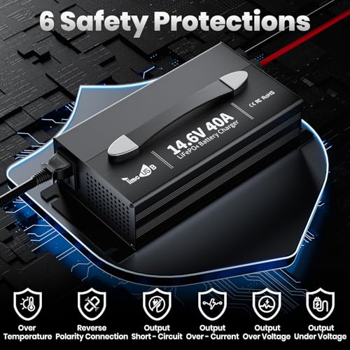 14.6V 40A LiFePO4 Battery Fast Charger (12V 40A)