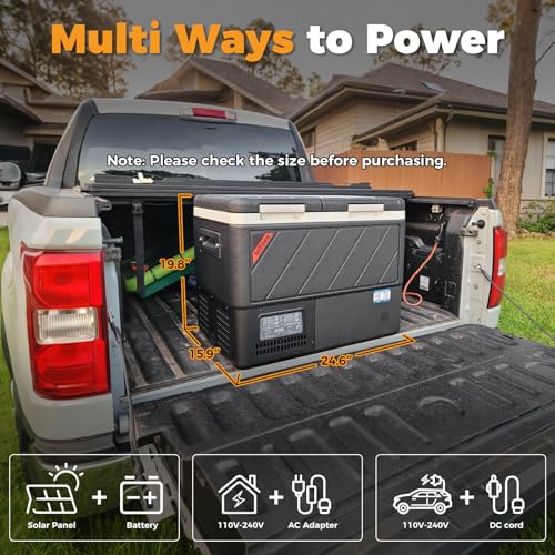 12v Refrigerator with APP Control (Black / 48QT)