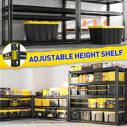 5 Tier Heavy Duty Metal Shelving for Garage Basement Warehouse (48" W x 18" D x 72" H)