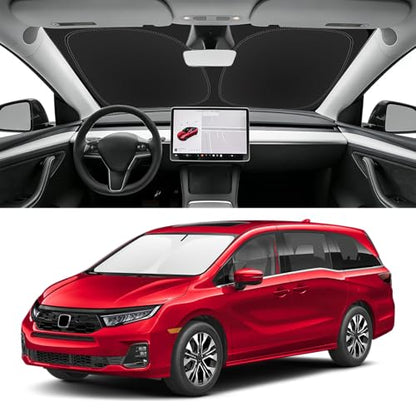 Custom Fit Windshield Sun Shade for Honda Odyssey 2018 (for 2018-2026 Honda Odyssey)