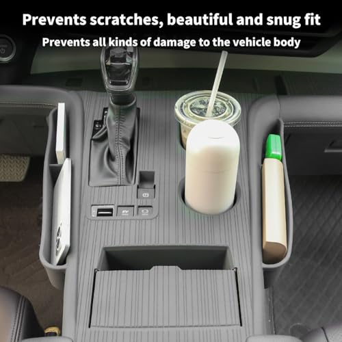 Silicone Center Console Cover with Organizer for Sienna 2021 (Center Console Cover)