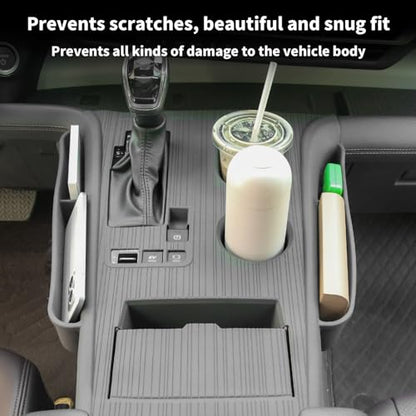 Silicone Center Console Cover with Organizer for Sienna 2021 (Center Console Cover)