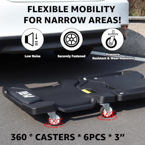41" Foldable Mechanic Creeper (Foldable Black)