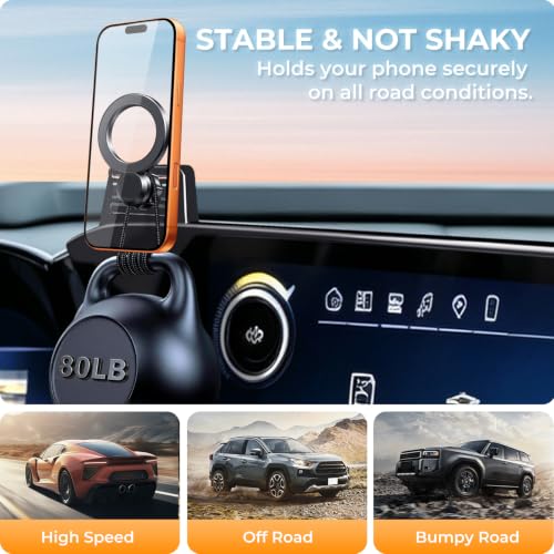 Car Phone Holder for Chevrolet Tahoe 2025 (Fit for 2025-2026 Tahoe, 17.7-Inch)