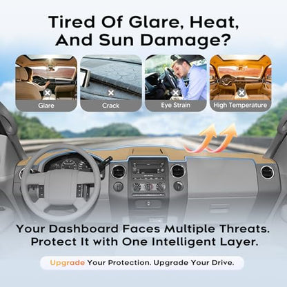 Beige Dash Cover for 2004 (4)04-08 F-150(Beige))