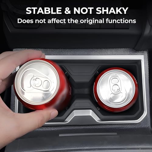 Center Console Cup Holder Inserts for Toyota 4Runner 2026 2025 (Cup Holder for 2025-2026 4Runner, Front)