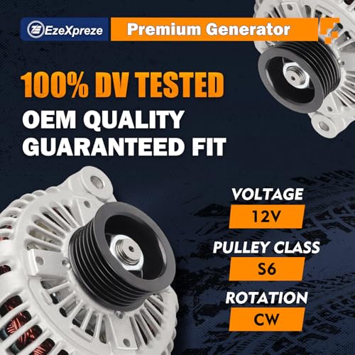 Ezexpreze 11191 New Alternator Replacement For 2006 (11191N)
