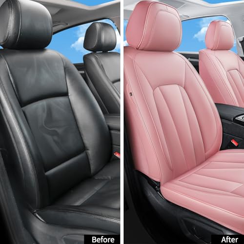 Cute Car Seat Covers (Front Pair / Pink)